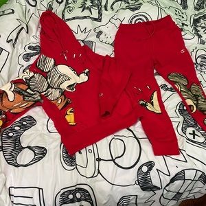 Champion Disney themed Men’s  hoodie and joggers set